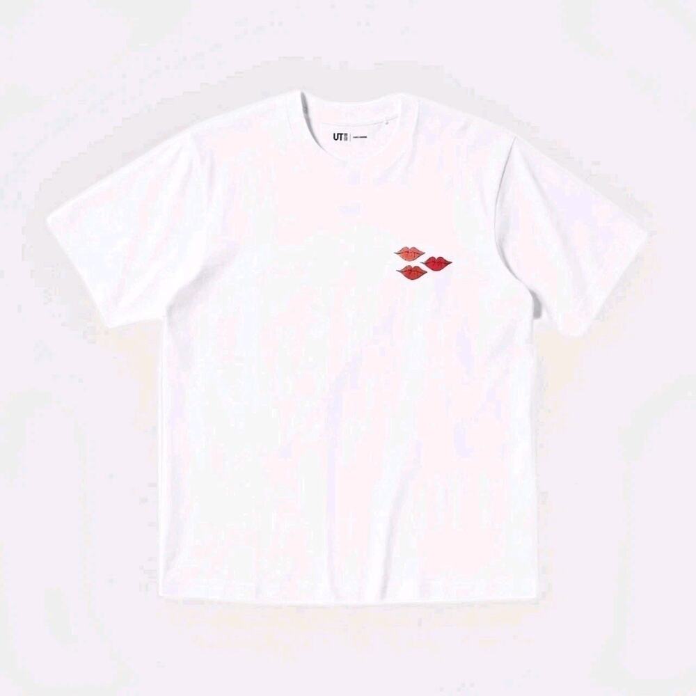 Uniqlo KAWS x Warhol UT Graphic Short Sleeve T-Shirt White Men's Size Large
